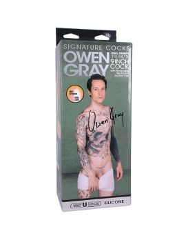 Телесный фаллоимитатор на съемной присоске Owen Gray Signature Cocks - 23,5 см.