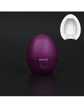 Мастурбатор-яйцо EGG в фиолетовом футляре для хранения