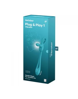 Голубой мультивибратор для пар Satisfyer Plug   Play 1