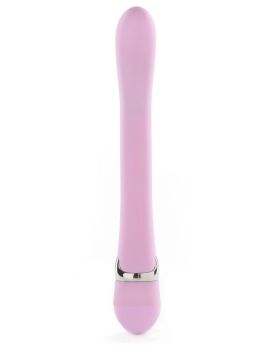 Розовый G-вибростимулятор THE CARRIE B. SLIM G - 17,5 см.