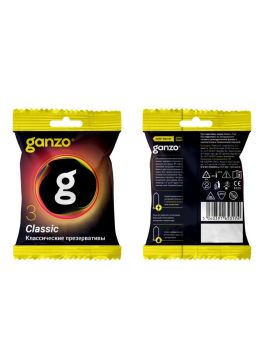 Классические презервативы Ganzo Classic в мягкой упаковке - 3 шт.