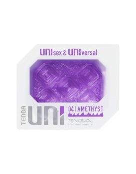 Фиолетовый мастурбатор-стимулятор Tenga Uni Amethyst