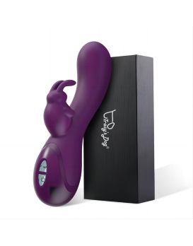 Фиолетовый вибратор-кролик Craybit Rabbit Vibrator - 21 см.