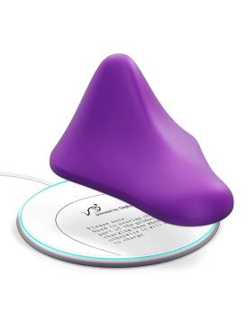 Фиолетовый треугольный вибромассажер Triangle Muscle Massager