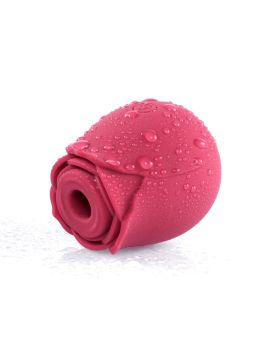 Красный вакуумный стимулятор Rose