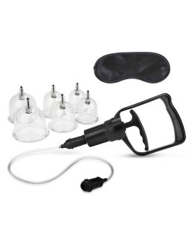 Набор из 6 вакуумных банок с насосом Erotic Suction Cupping Set