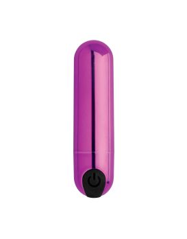 Лиловая вибропуля 10X Rechargeable Vibrating Metallic Bullet