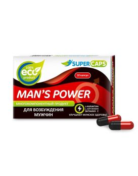 Возбуждающее средство Man’s power - 10 капсул (+1 в подарок)