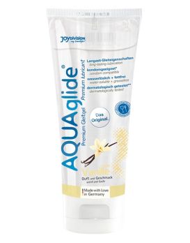 Смазка на водной основе AQUAglide с ароматом ванили - 100 мл.
