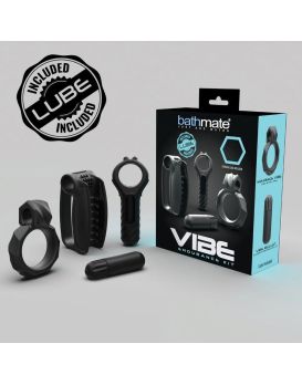 Набор Bathmate Vibe Endurance Kit: 2 эрекционных кольца, вибропуля, мастурбатор