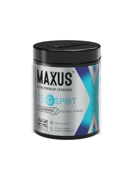 Гладкие презервативы Maxus G spot с двойной спиралью - 15 шт.