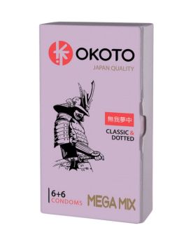 Презервативы OKOTO Mega Mix - 12 шт.