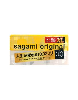 Презервативы увеличенного размера Sagami Original 0.02 XL-size - 12 шт.