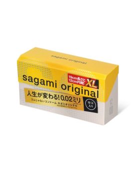 Презервативы увеличенного размера Sagami Original 0.02 XL-size - 12 шт.