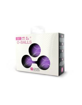Набор фиолетовых вагинальных шариков O-balls Set