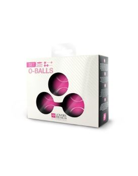 Набор розовых вагинальных шариков O-balls Set