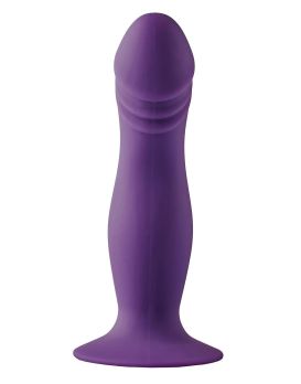 Фиолетовый фаллоимитатор Pleasure Dildo - 14,6 см.
