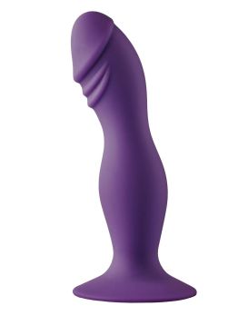 Фиолетовый фаллоимитатор Pleasure Dildo - 14,6 см.