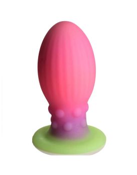 Розовая пробка-яйцо XL Xeno Egg - 17,6 см.