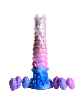 Фантазийный фаллоимитатор Tenta-Queen Ovipositor Silicone Dildo with Eggs - 29,2 см.