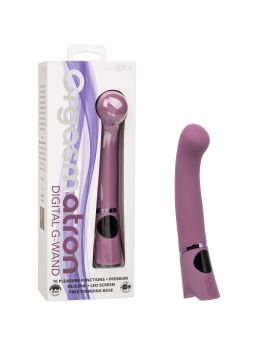 Сиреневый вибромассажер Orgasmatron Digital G-Wand - 19,7 см.