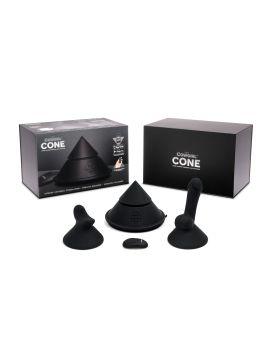 Конусный вибромассажер Cowgirl Cone с 2 насадками