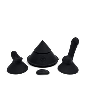 Конусный вибромассажер Cowgirl Cone с 2 насадками