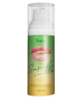 Интимная гель-смазка Shefox Premium «Чувственная ваниль» - 50 мл.