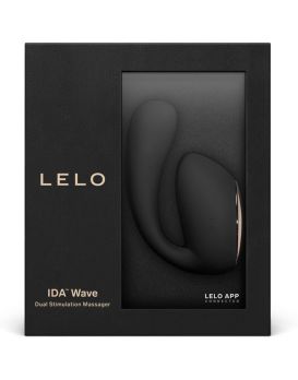 Черный вибратор с управлением через приложение Lelo Ida Wave