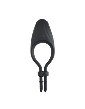 Черное эрекционное вибролассо Perfect Fit