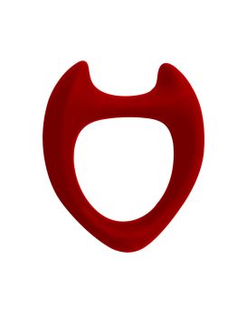 Красное эрекционное кольцо Toro L