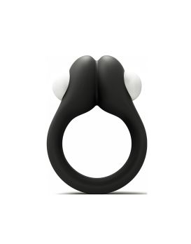 Черное эрекционное кольцо Zippy Vibrating Ring With Bullet