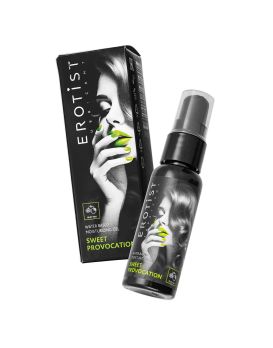 Съедобный гель Erotist Sweet Provocation Fruit Trio со вкусом киви, граната и яблока - 30 мл.