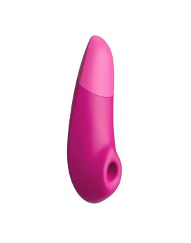 Розовый бесконтактный клиторальный стимулятор Womanizer Enhance с вибрацией