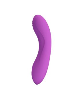 Фиолетовый мини-вибратор DJ Dick - 12,7 см.
