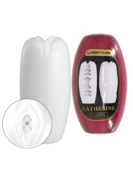 Белый мастурбатор-вагина Catherine