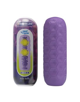 Фиолетовый мастурбатор Venus-X Twin balls