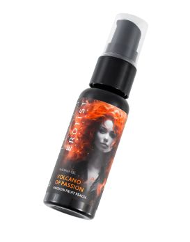 Гель с эффектом вибрации Volcano Of Passion со вкусом персика и маракуйи - 25 мл.