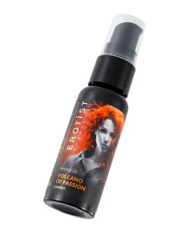 Гель с эффектом вибрации Volcano Of Passion со вкусом вишни - 25 мл.