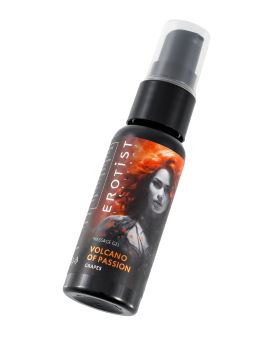 Гель с эффектом вибрации Volcano Of Passion со вкусом винограда - 25 мл.