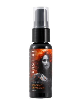 Гель с эффектом вибрации Volcano Of Passion со вкусом винограда - 25 мл.