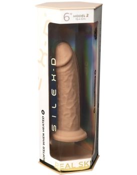 Телесный фаллоимитатор SILEXD Model 2 Premium Real Skin - 15,4 см.