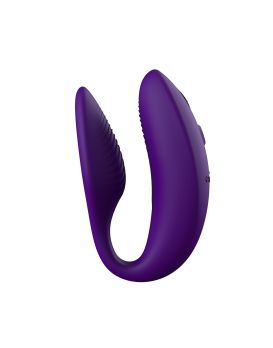 Фиолетовый U-образный вибратор для пар We-Vibe Sync 2
