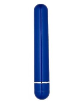 Синий классический вибратор The Big One - 20 см.