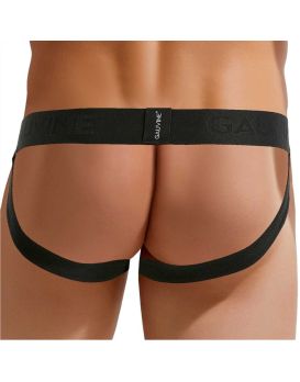 Сексуальные мужские трусы-джоки с леопардовой вставкой по центру