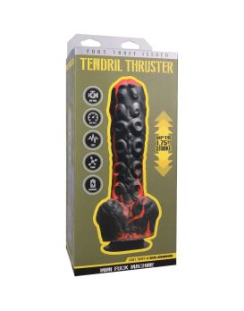 Черно-красная мини-машина на присоске Tendril Thruster - 21,6 см.
