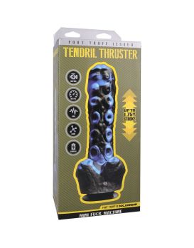 Черно-синяя мини-машина на присоске Tendril Thruster - 21,6 см.