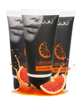 Набор из 3 съедобных лубрикантов JUJU со вкусом грейпфрута
