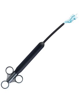 Черный шприц с тонким кончиком для введения геля Deep Shot Lubricant Launcher