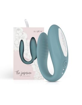 Голубой C-образный вибростимулятор для пар The Jasmine